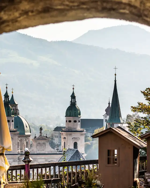 Projektaufnahme über Passau — Heimatbasis für Einsätze mit Drohne und Kamera in Bayern und Europa